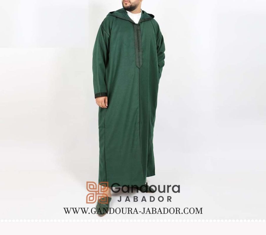 Djellaba traditionnelle en vert