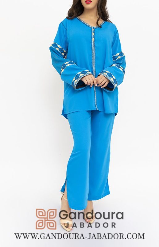 JABADOR bleu avec pantalon pour femmes